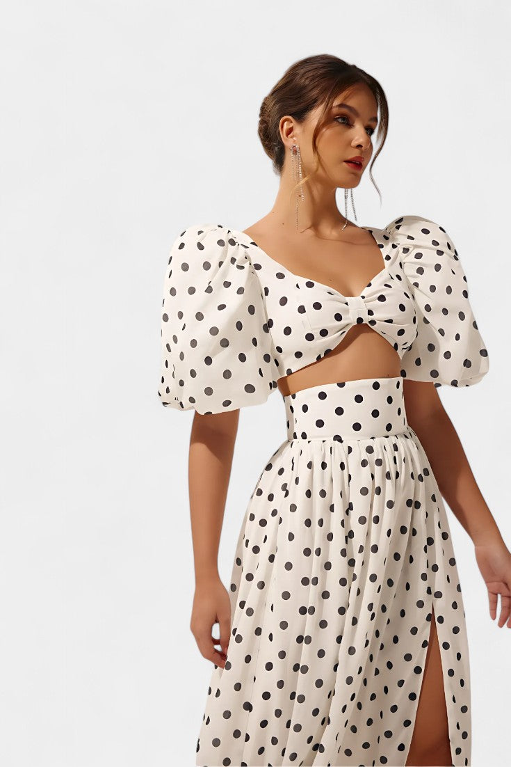 Sherine | Conjunto Falda de Lunares