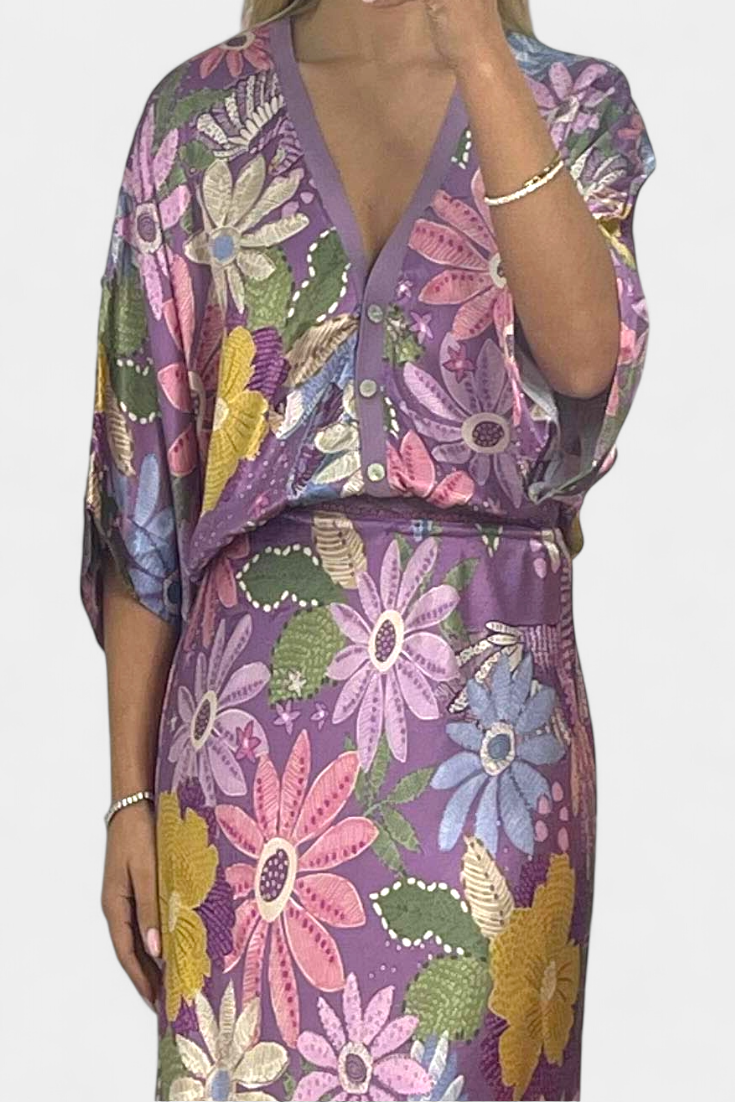 Shae | Conjunto Falda Cola de Pez Floral