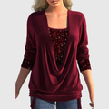 Jaione | Blusa de Lentejuelas con Capas
