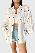 Rhiannon | Blusa Bordada de Corazones