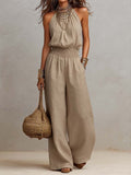 Ainara | Mono con cuello halter