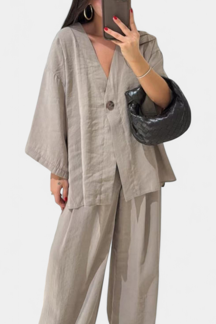 Eli | Conjunto Oversize Cuello V