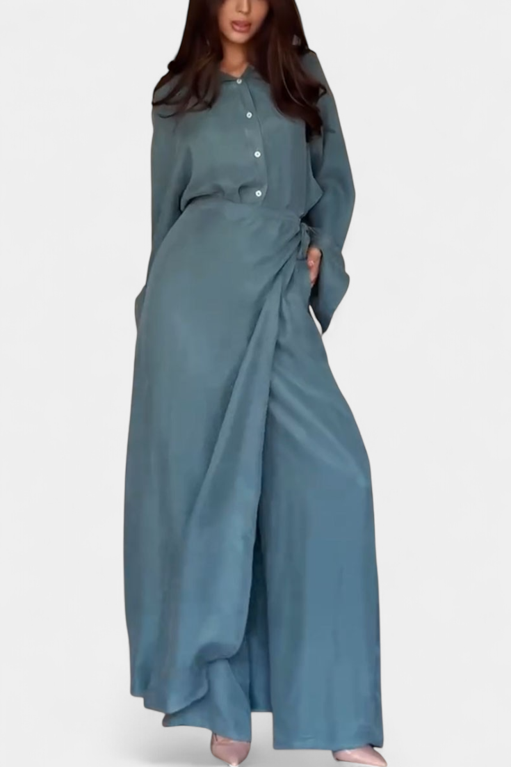 Marisol | Conjunto Camisa y Pantalón Falda