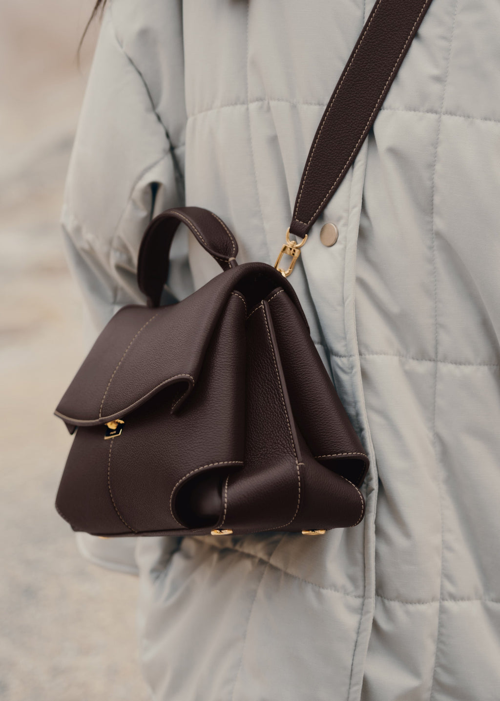 Leocadia | Bolso Texturado Ébano