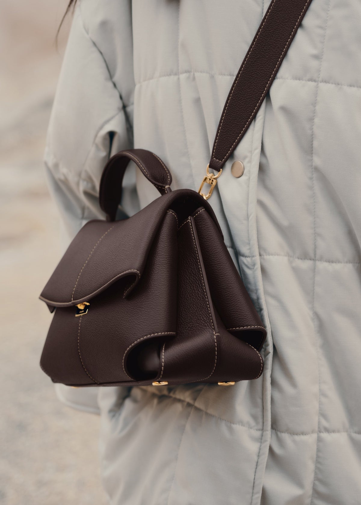 Leocadia | Bolso Texturado Ébano