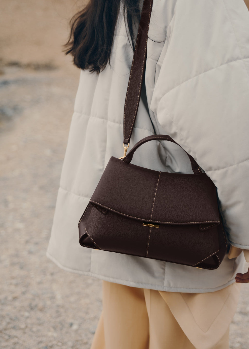 Leocadia | Bolso Texturado Ébano