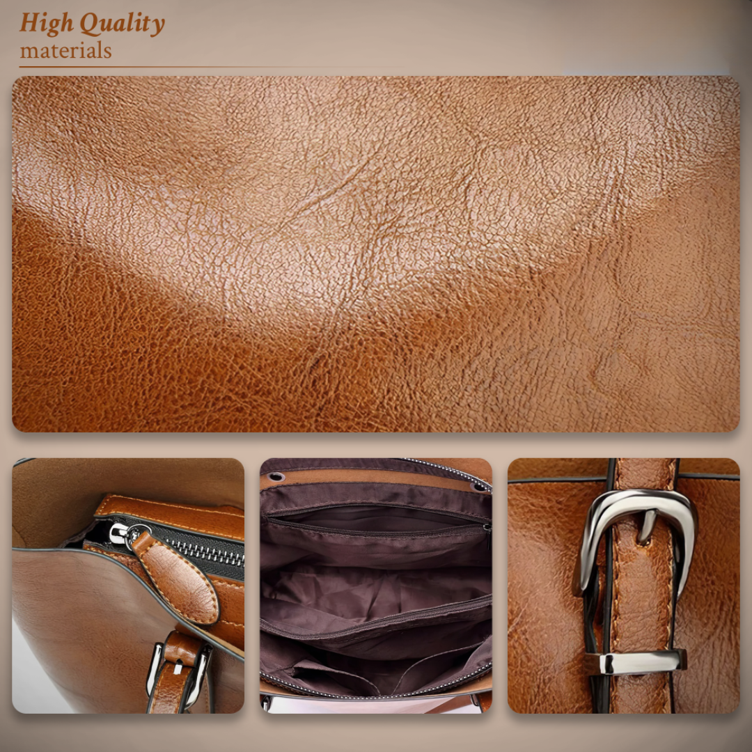 Rosa Ana | Bolso de Mano Vintage de Piel