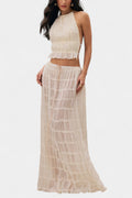 Eugenie | Conjunto Top Plisado y Falda