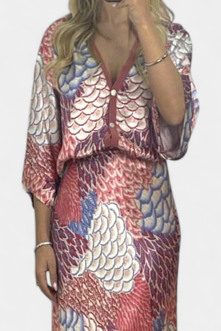 Shae | Conjunto Falda Cola de Pez Floral