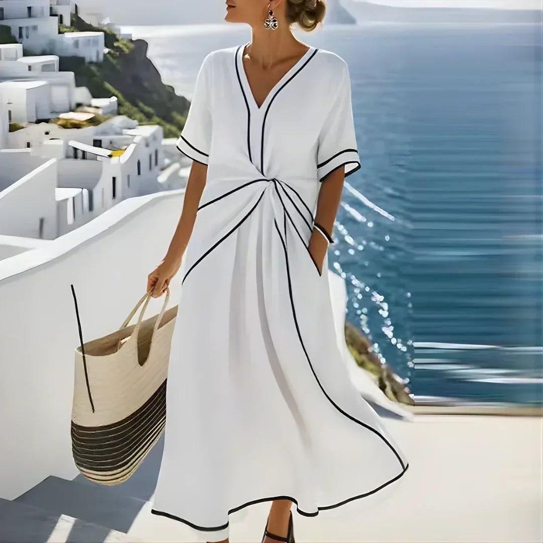 Santorini | Vestido Fluido Favorecedor