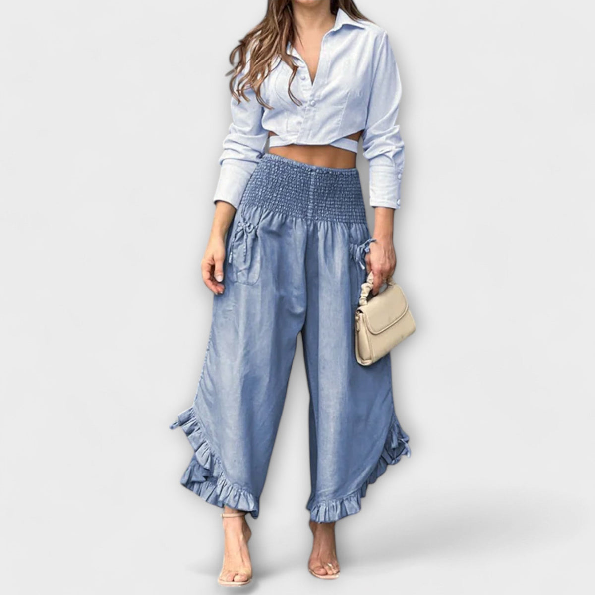Jaya | Pantalones de Lino Holgados