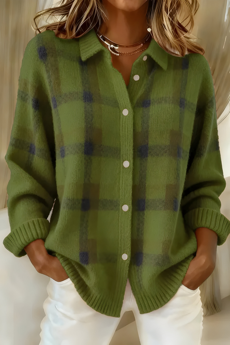 Tesa Camisa de Punto a Cuadros