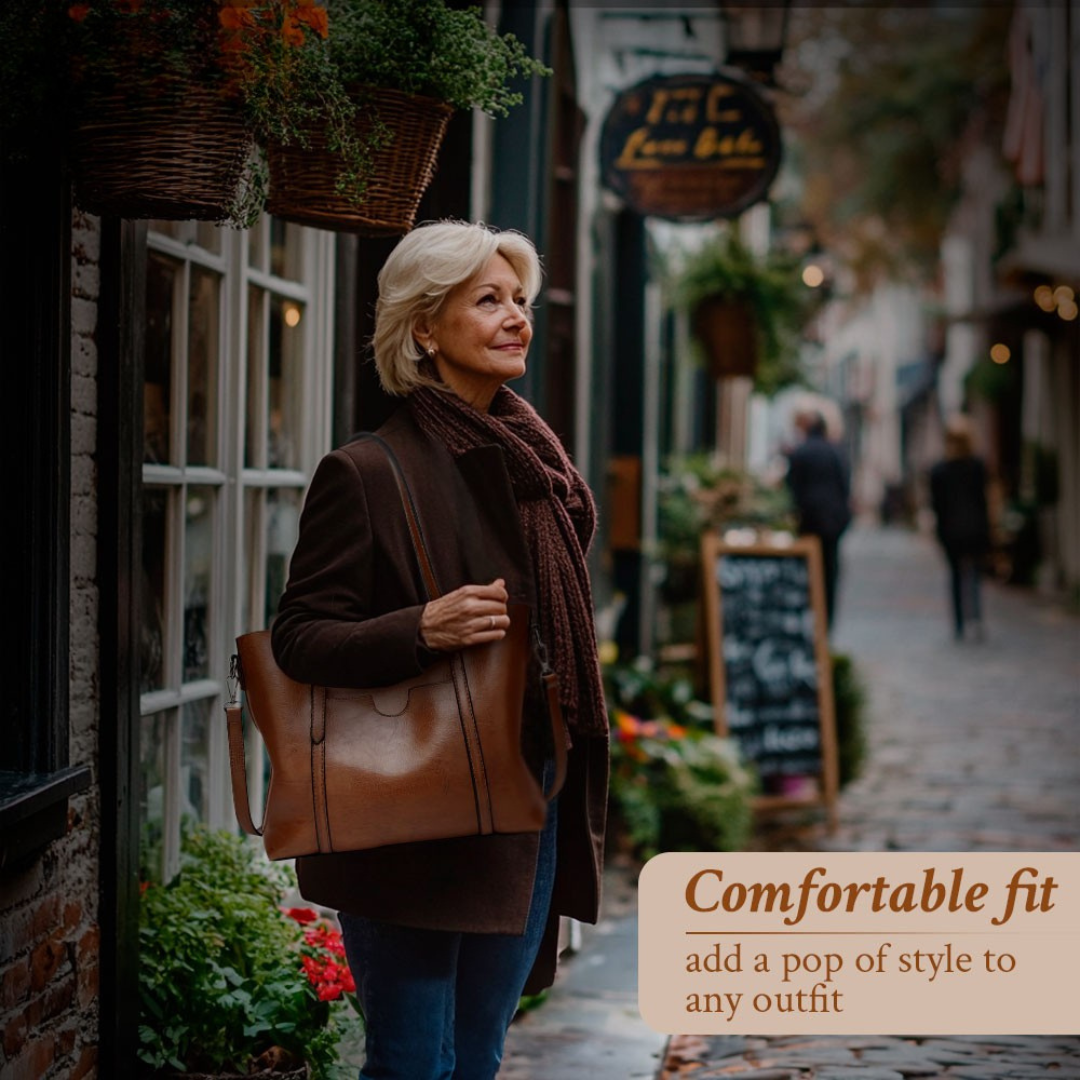 Rosa Ana | Bolso de Mano Vintage de Piel