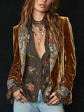 Martina | Blazer Patchwork con Estampado Floral Vintage