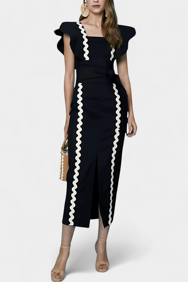 Fabiana | Top Elegante con Volantes
