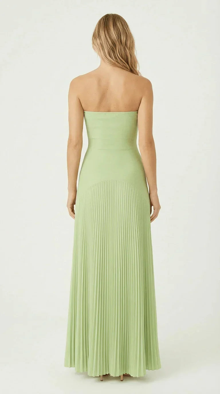 Cintura Caída | Vestido Maxi Sin Mangas Elegante