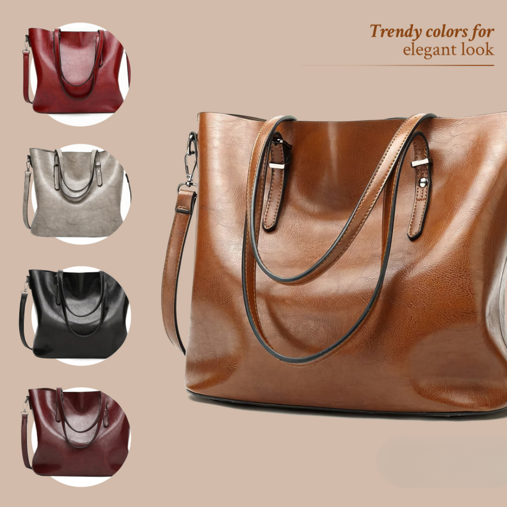 Rosa Ana | Bolso de Mano Vintage de Piel