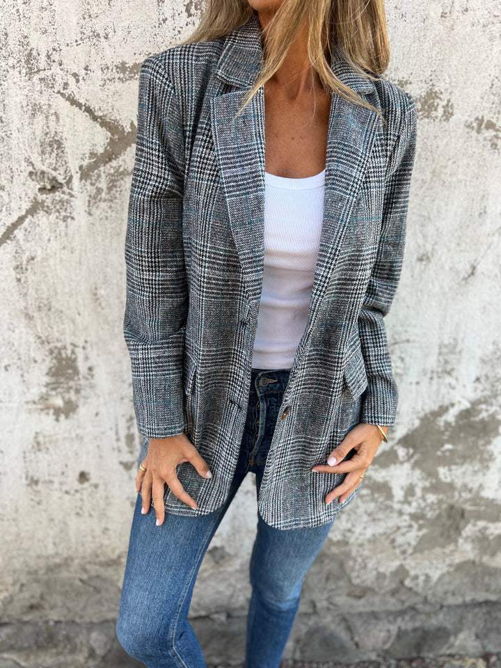 Natalia | Blazer de Cuadros