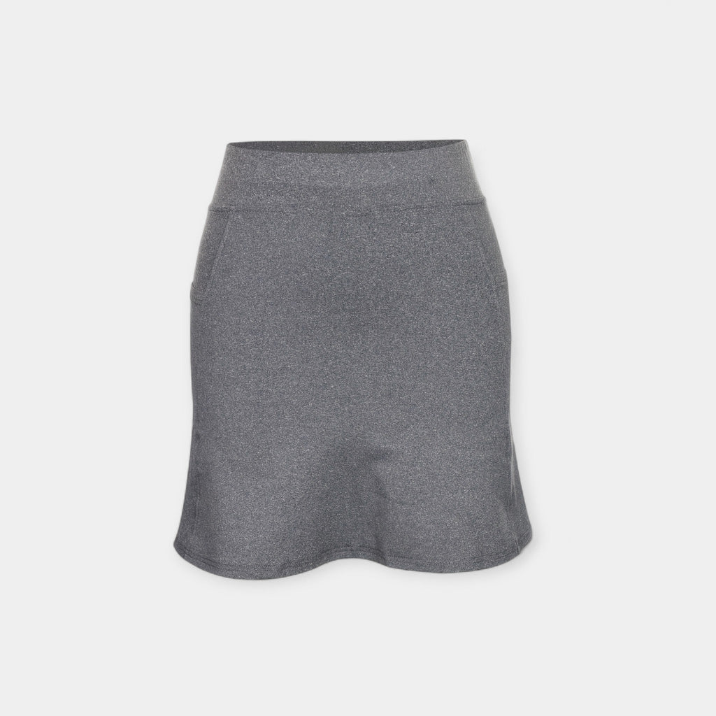 Shorts de tiro alto con falda