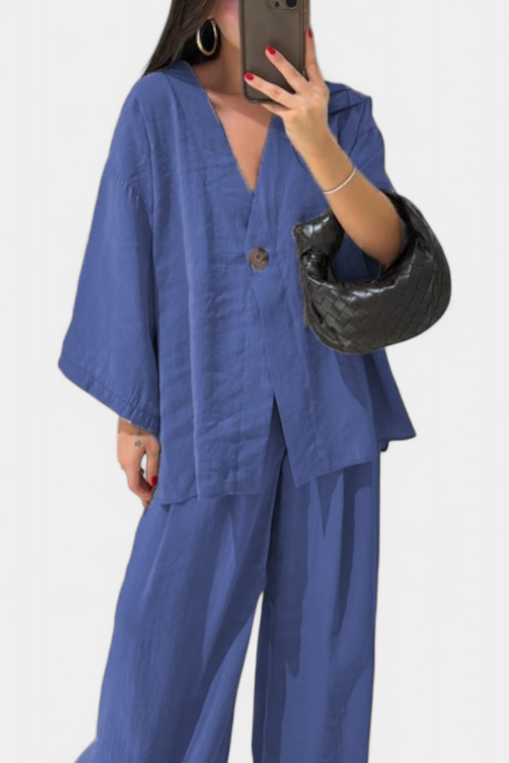Eli | Conjunto Oversize Cuello V