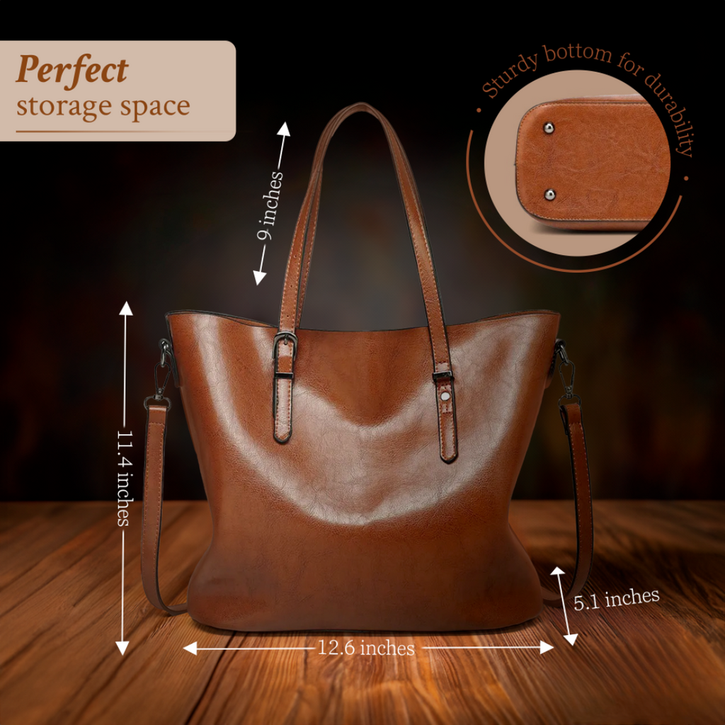Rosa Ana | Bolso de Mano Vintage de Piel
