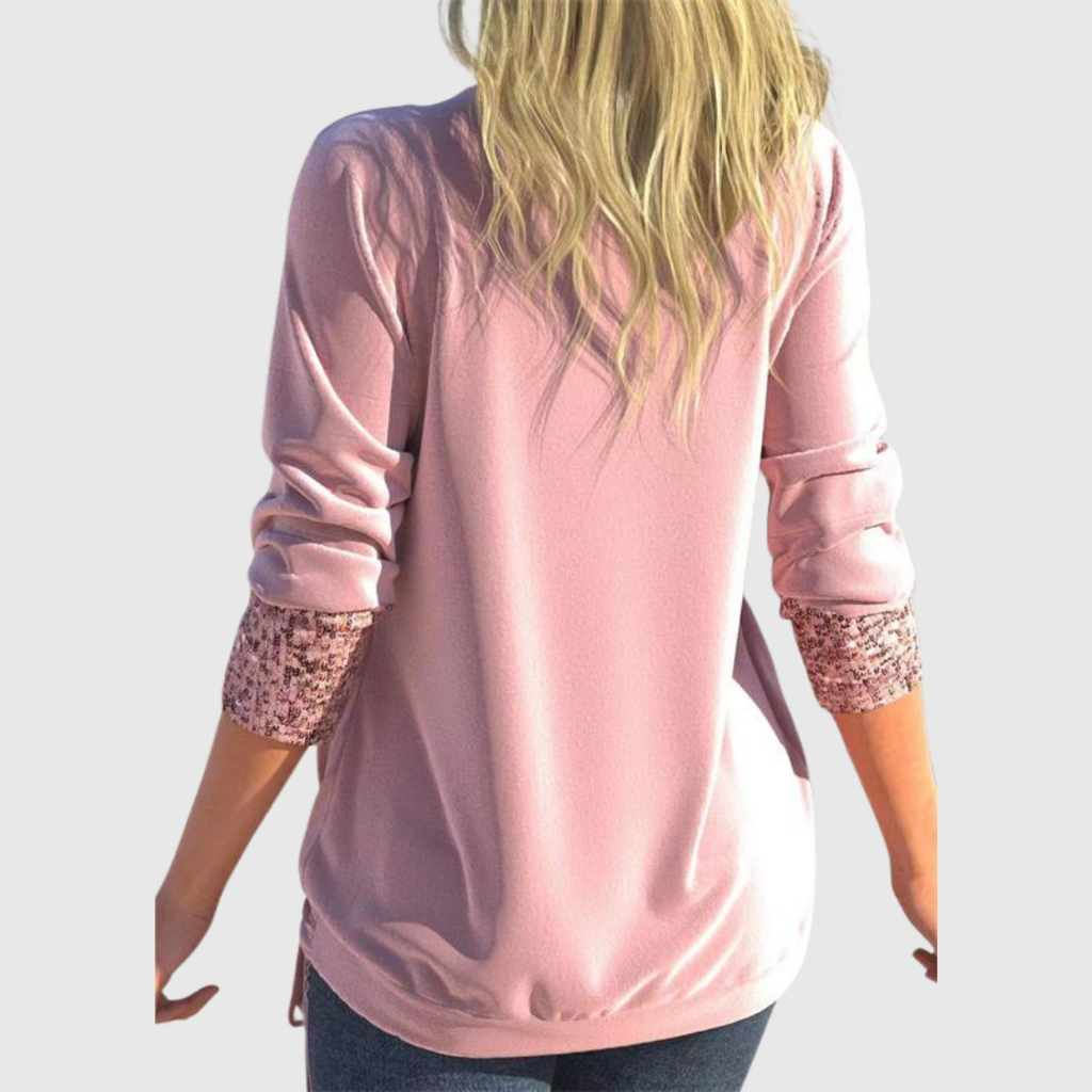 Jaione | Blusa de Lentejuelas con Capas