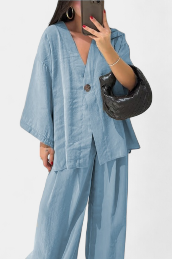 Eli | Conjunto Oversize Cuello V