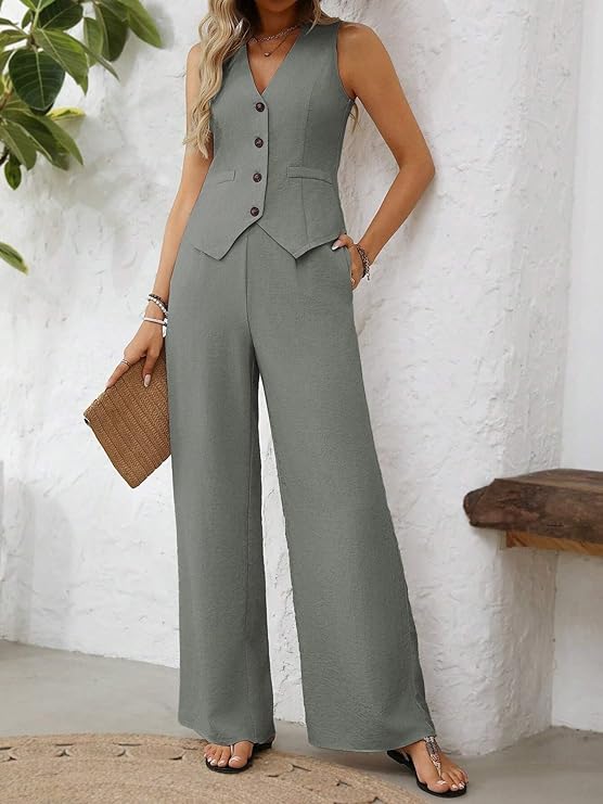 Sofía Regalo | Conjunto Chaleco y Pantalón