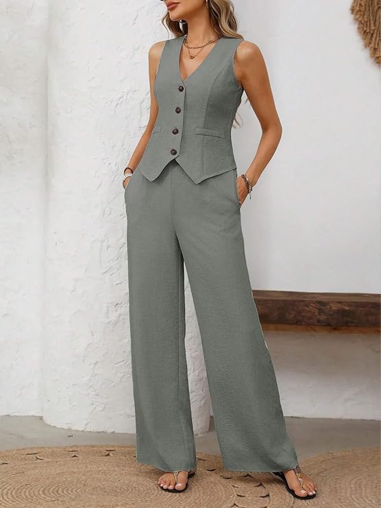 Sofía Regalo | Conjunto Chaleco y Pantalón