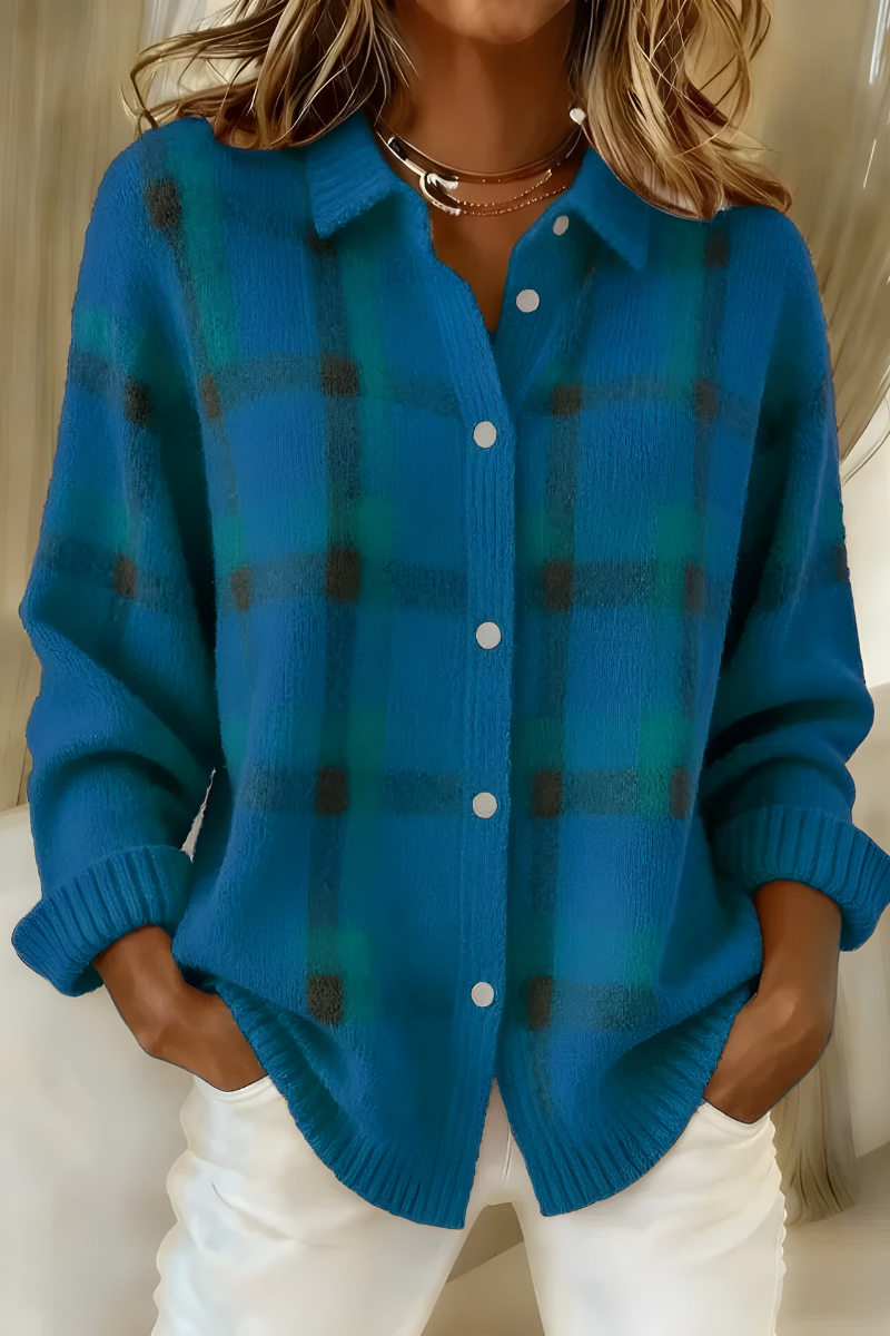 Tesa Camisa de Punto a Cuadros