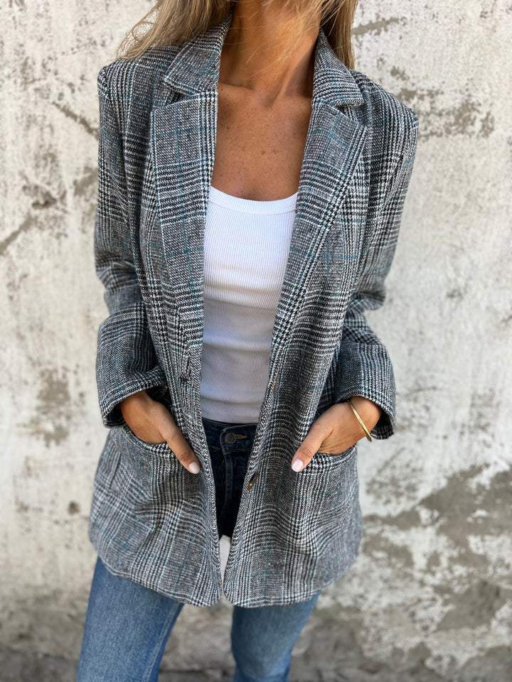 Natalia | Blazer de Cuadros