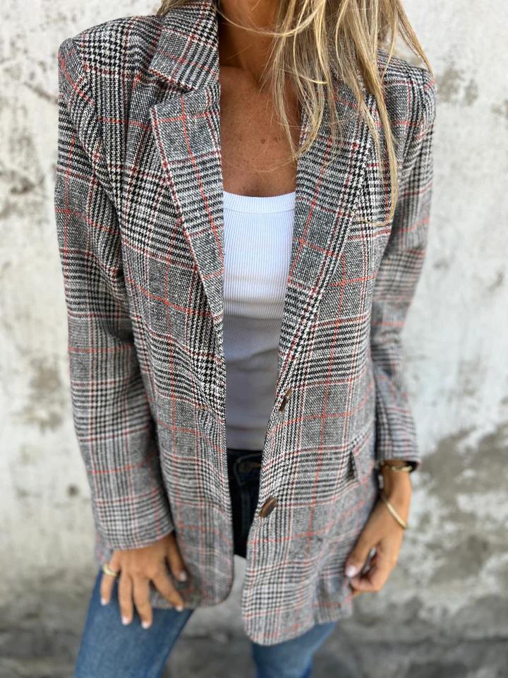 Natalia | Blazer de Cuadros