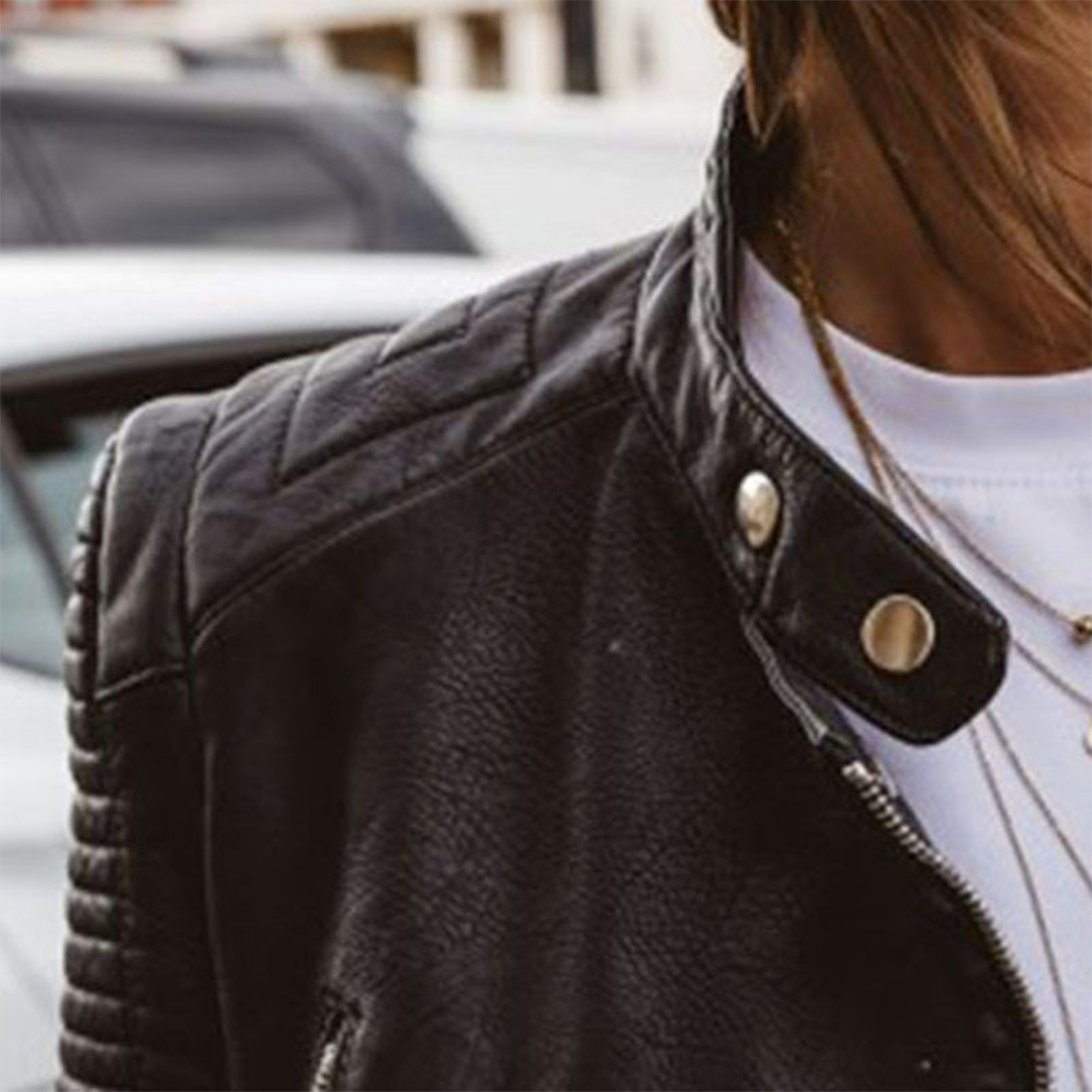 Soraya | Chaqueta de Cuero Genuino