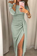 Fuensanta | Vestido de Gala con Hombros Descubiertos
