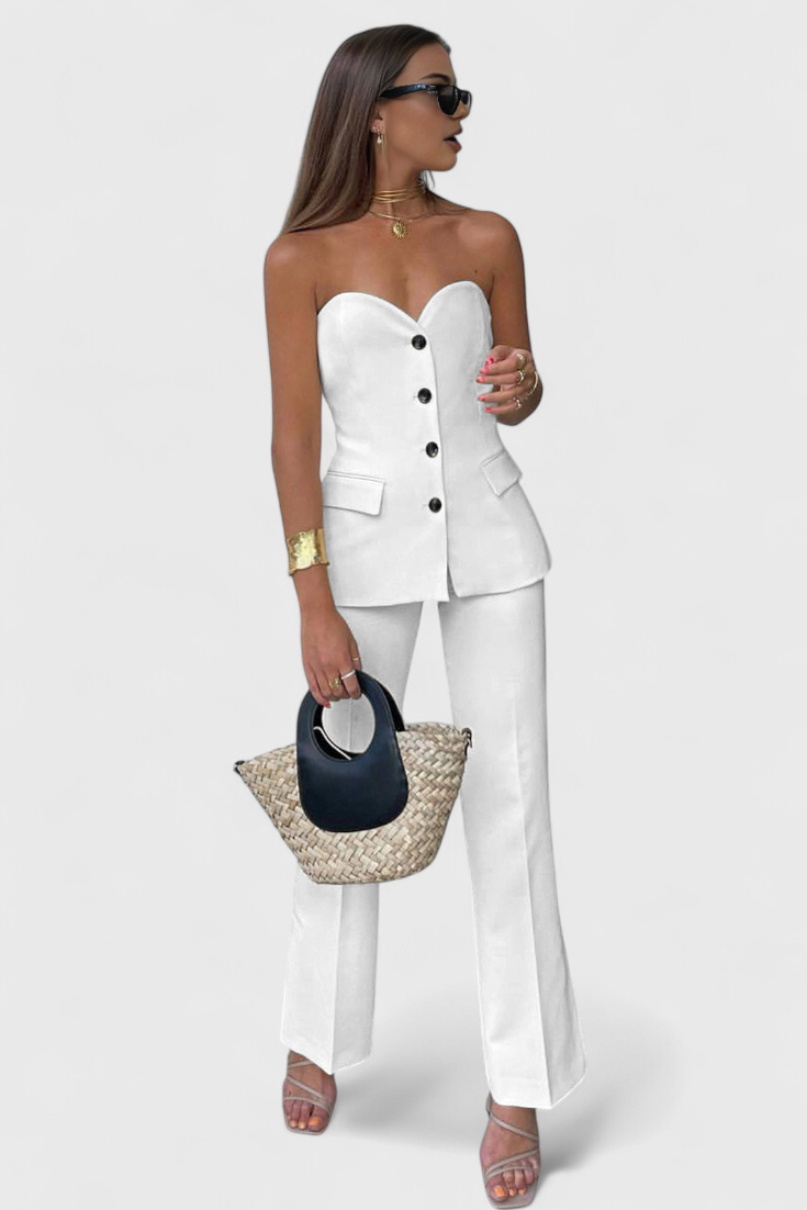 Paesha | Conjunto Relajado Pierna Ancha
