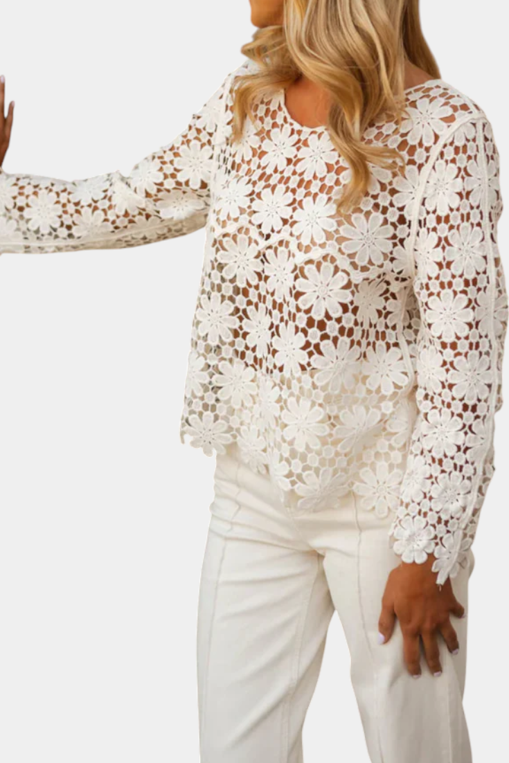 Sunspell | Blusa Bordada Floral