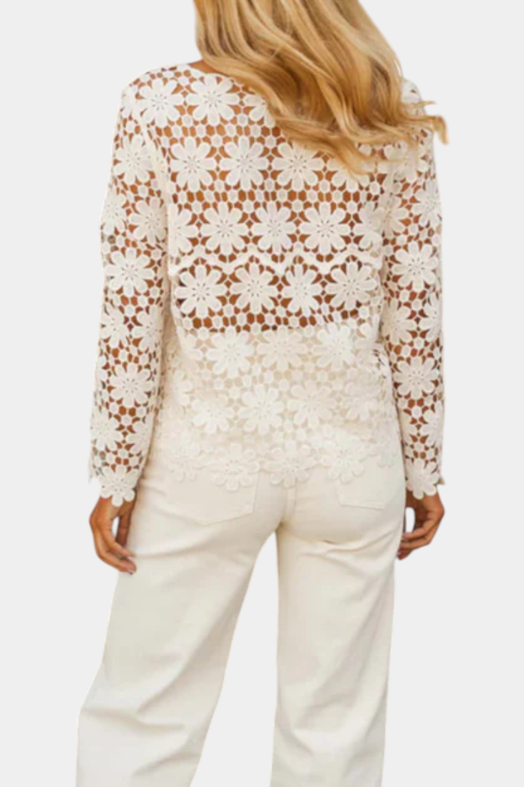 Sunspell | Blusa Bordada Floral