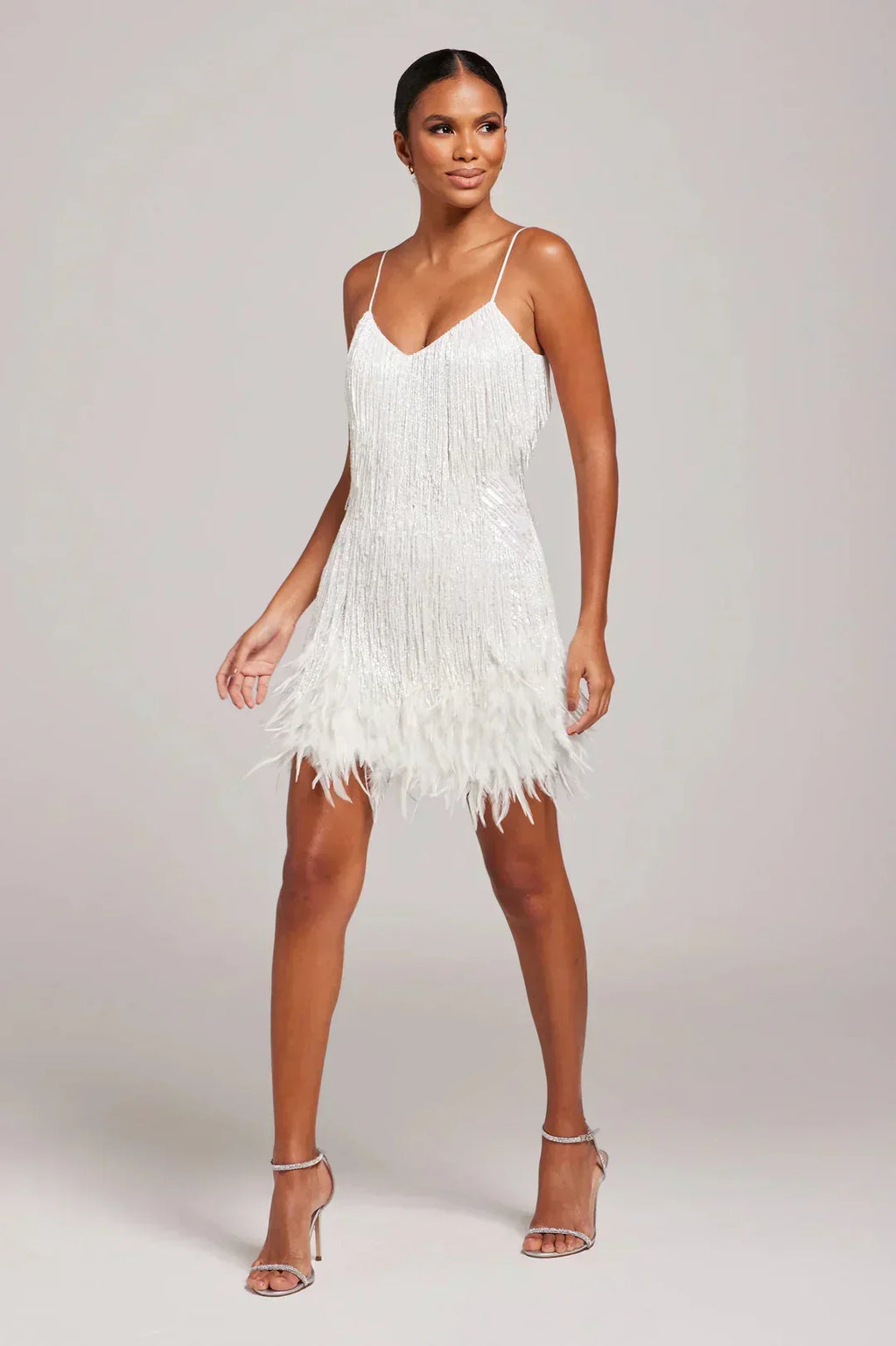 Alicia | Mini Vestido con Plumas