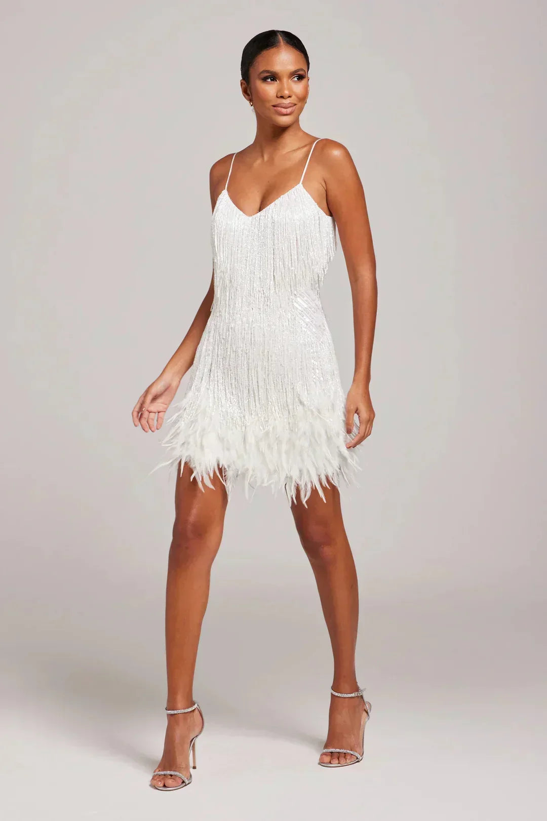 Alicia | Mini Vestido con Plumas