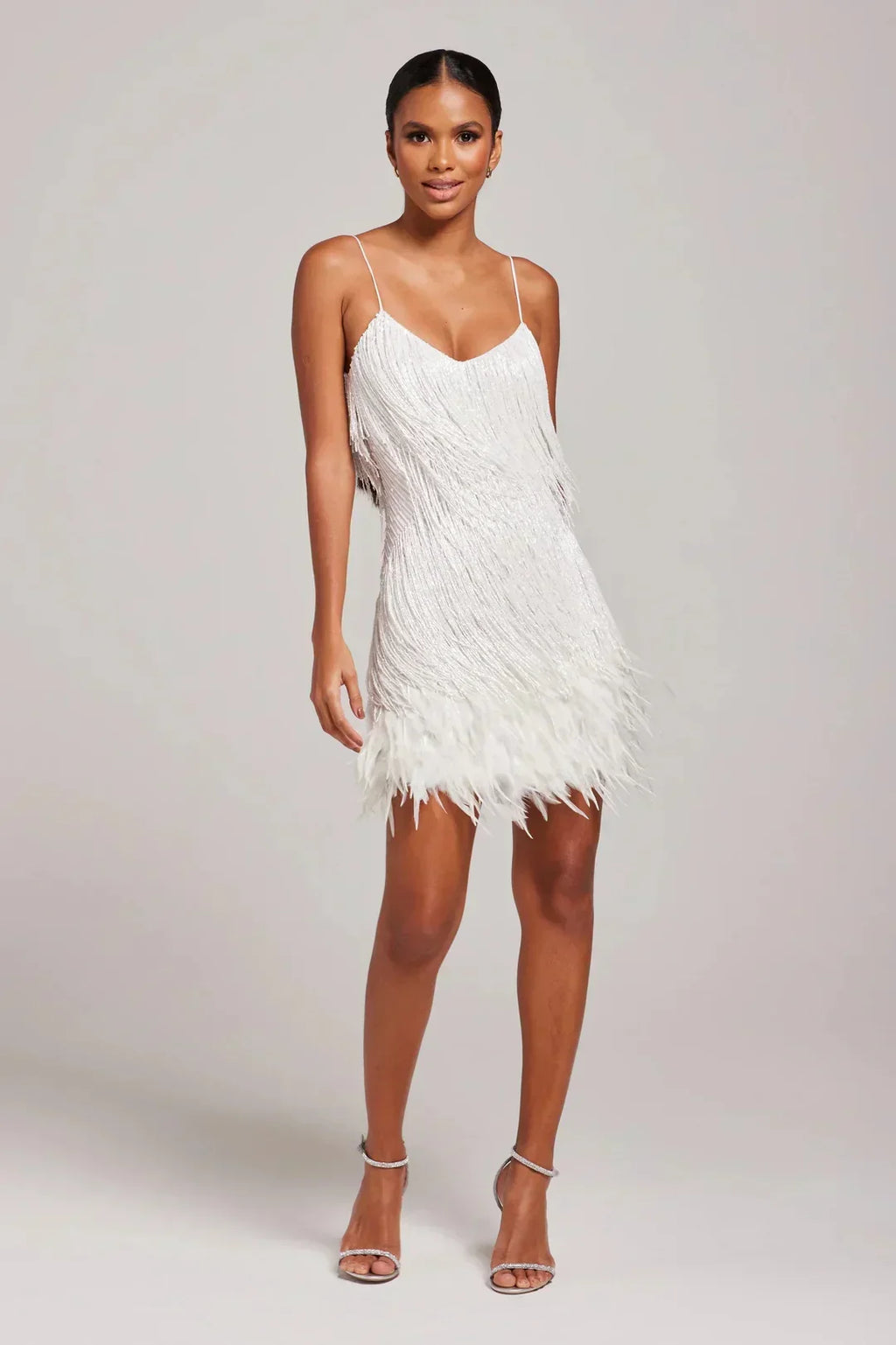 Alicia | Mini Vestido con Plumas