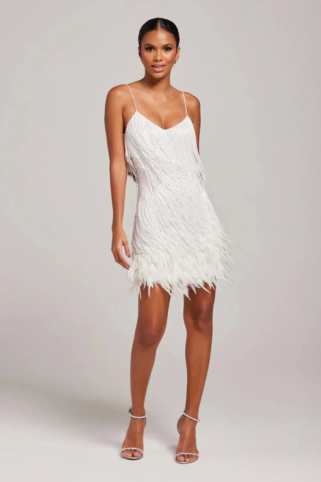 Alicia | Mini Vestido con Plumas