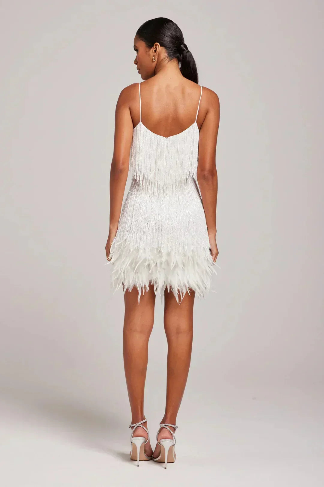 Alicia | Mini Vestido con Plumas