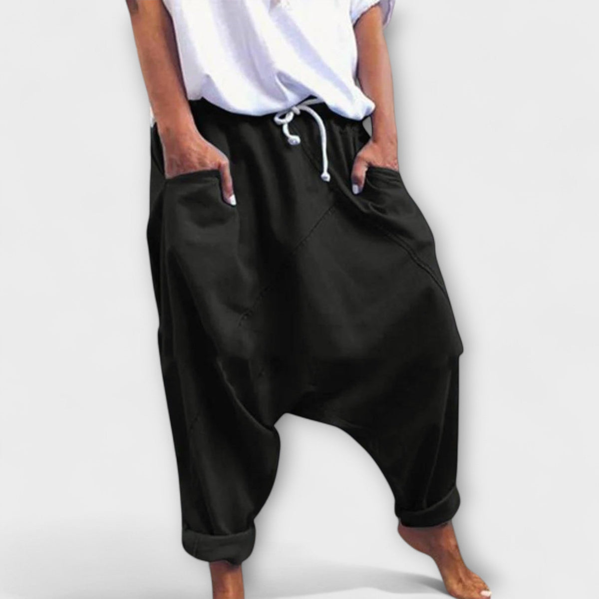 Hara | Pantalones Harem con Cordón