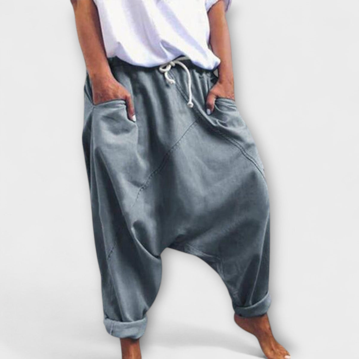 Hara | Pantalones Harem con Cordón