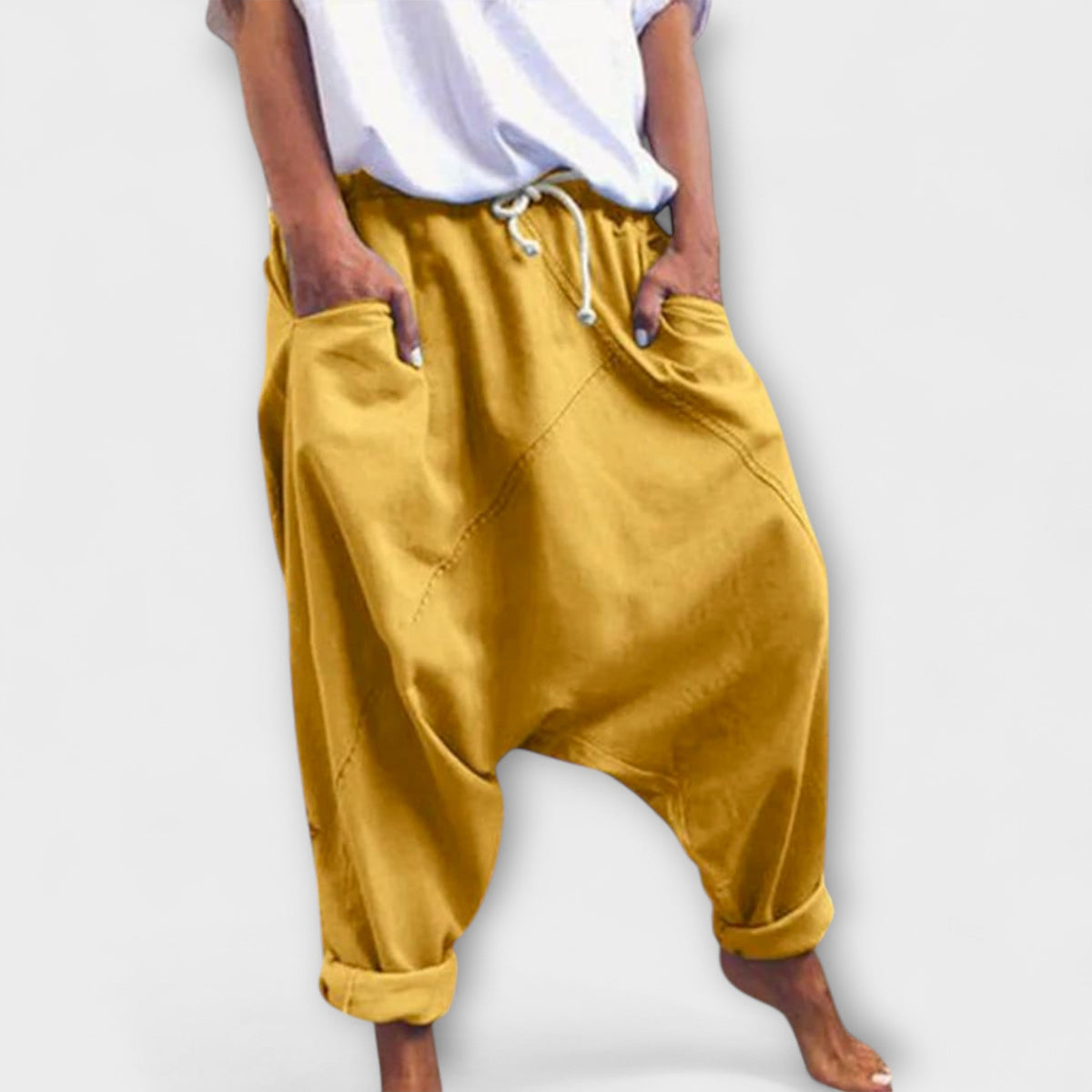 Hara | Pantalones Harem con Cordón