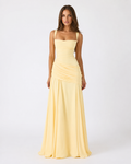 Enie | Vestido Largo Escote Cuadrado