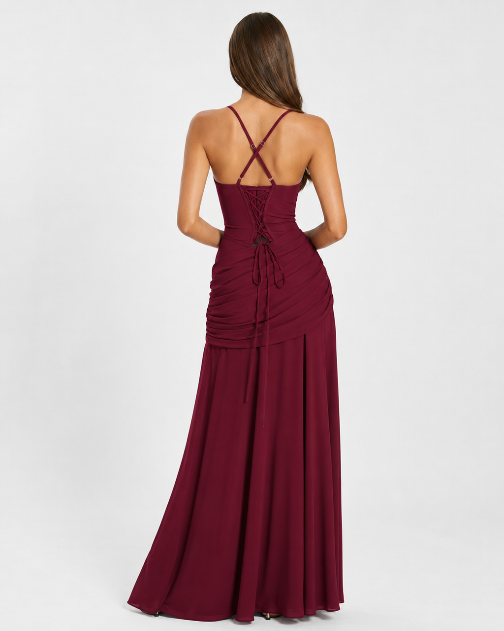 Enie | Vestido Largo Escote Cuadrado