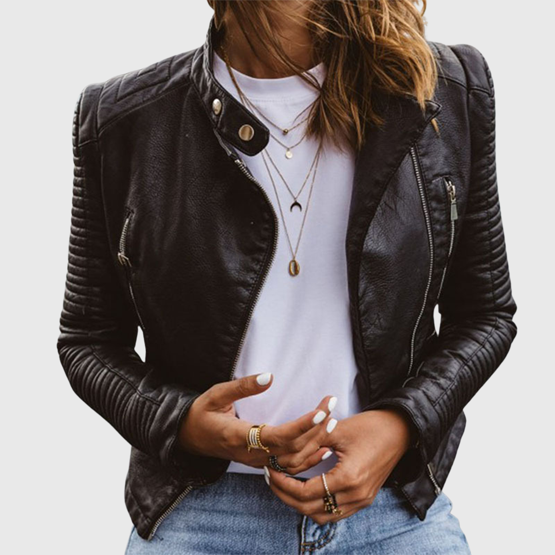 Soraya | Chaqueta de Cuero Genuino