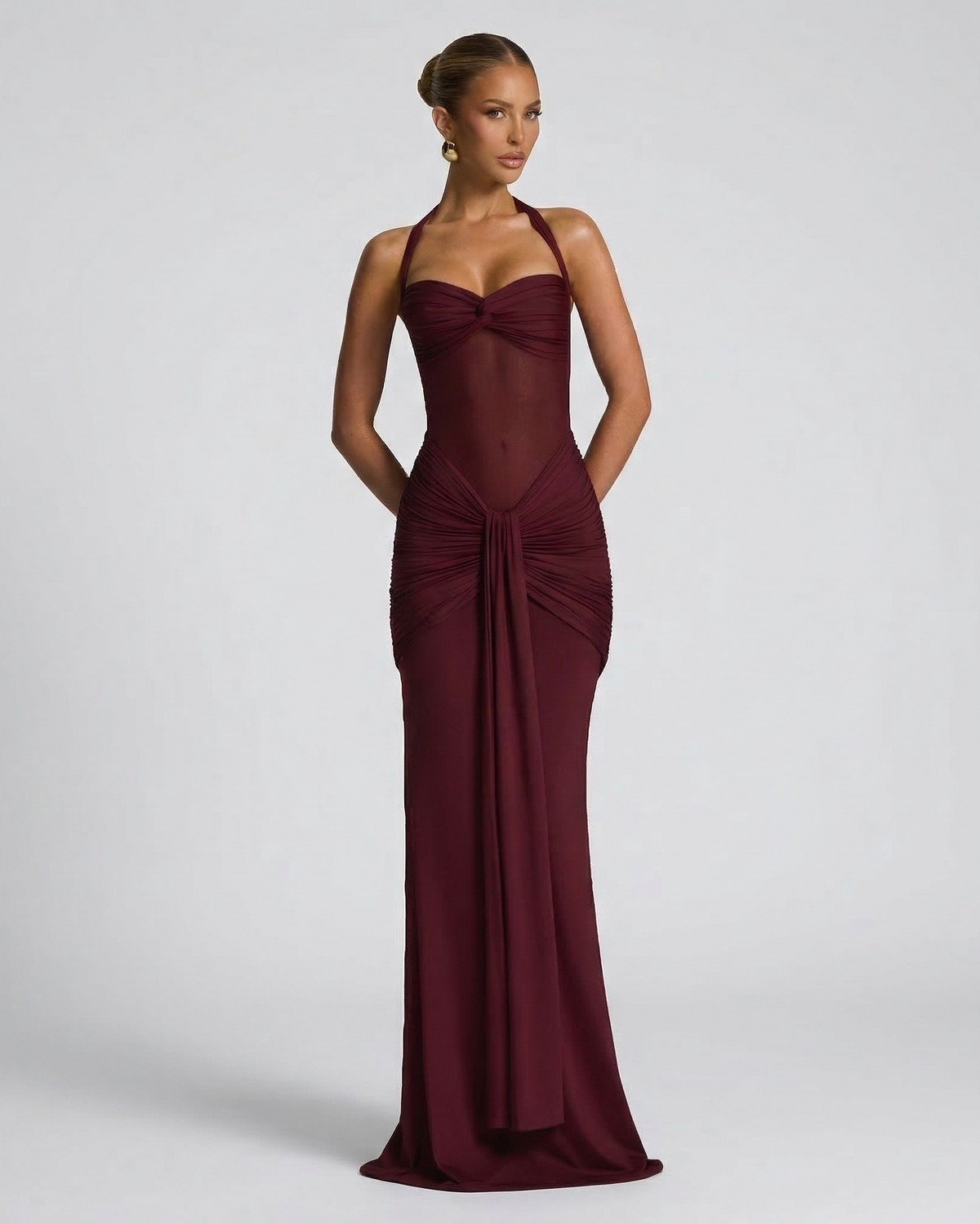 Elysa | Vestido con Transparencias