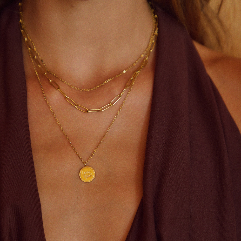 Lola | Collar de Monedas en Capas